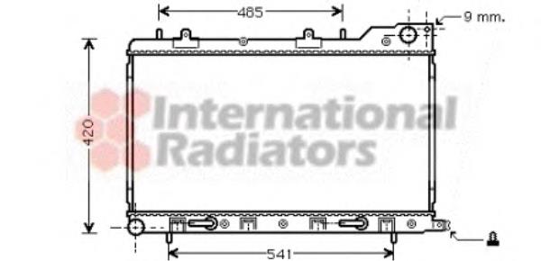 45111SA010 Subaru Radiador de esfriamento de motor