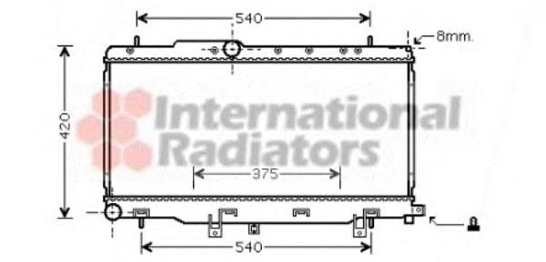 Compre 45111FE000 Subaru Radiador de esfriamento de motor