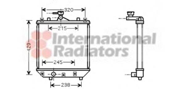 Compre 1770083E00000 Suzuki Radiador de esfriamento de motor