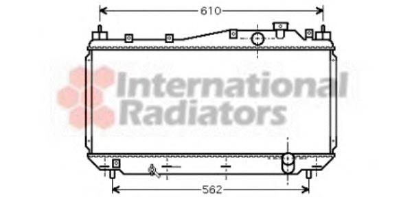 25002113 VAN Wezel Radiador de esfriamento de motor