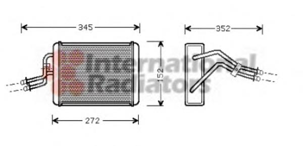 Compre 4166487 Ford Radiador de forno (de aquecedor)