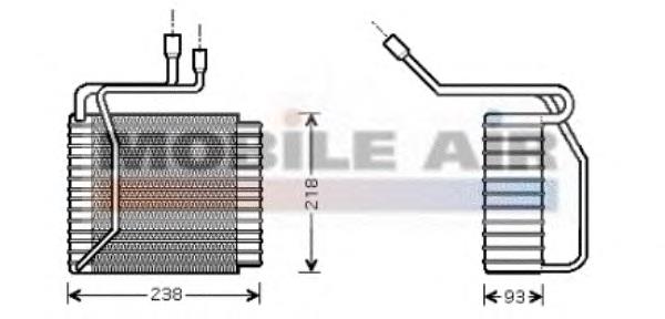 Vaporizador de aparelho de ar condicionado Ford 1205079 preço, a partir de 55,26 USD