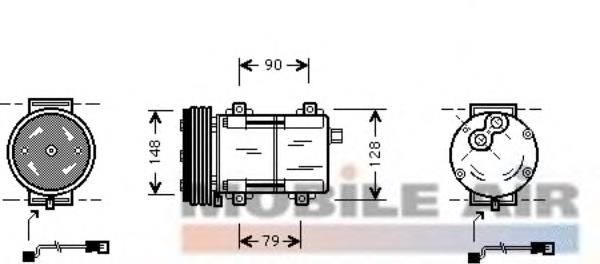 ACP174 Lucas Compressor de aparelho de ar condicionado