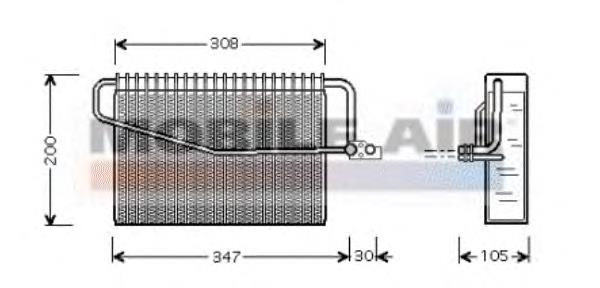 Vaporizador de aparelho de ar condicionado Mercedes A2098300358 preço, a partir de 96,25 USD