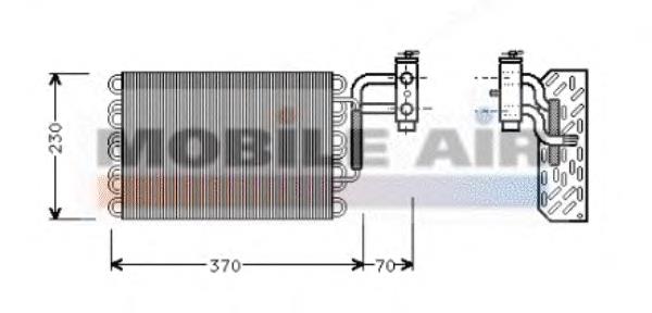 Vaporizador de aparelho de ar condicionado Mercedes 1248300758 preço, a partir de 70,24 USD