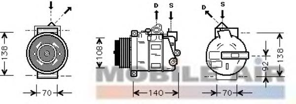 Compre A002230521180 Mercedes Compressor de aparelho de ar condicionado