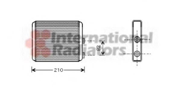 Compre 1618288 Opel Radiador de forno (de aquecedor)