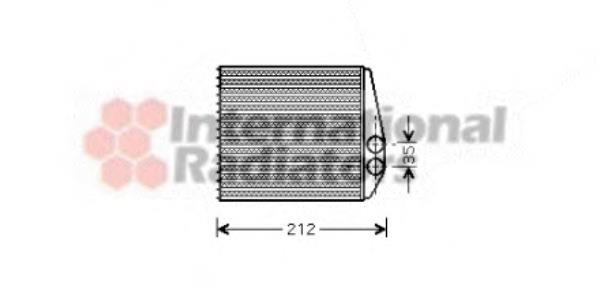 Radiador de forno (de aquecedor) 09196140 Opel