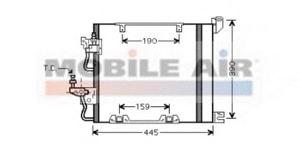 Radiador de aparelho de ar condicionado Sato Tech C12133