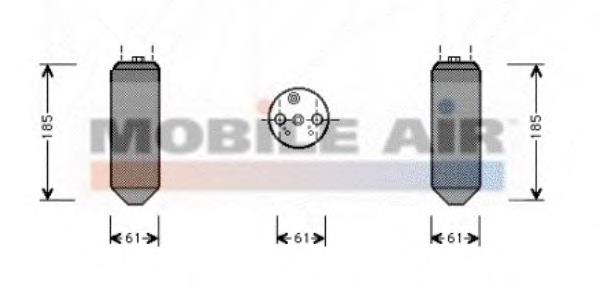 Tanque de recepção do secador de aparelho de ar condicionado Mitsubishi MB869218 preço, a partir de 24,63 USD