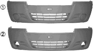 Pára-choque dianteiro Opel 4416751 preço, a partir de 265,03 USD