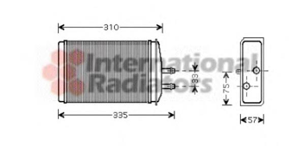 Compre 6U0819030 VAG Radiador de forno (de aquecedor)