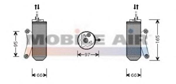Tanque de recepção do secador de aparelho de ar condicionado 33155 NRF