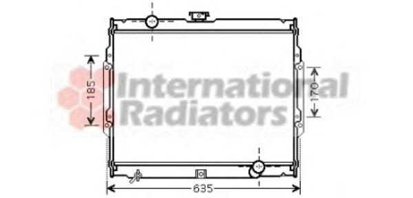 67017 Nissens Radiador de esfriamento de motor