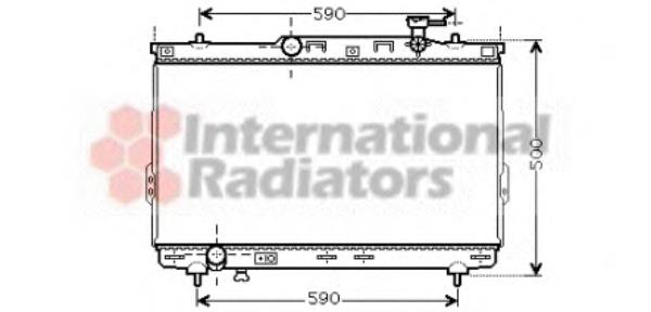 Radiador de esfriamento de motor 2531026000AT Hyundai/Kia