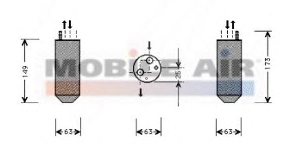 Compre 96160606 General Motors Tanque de recepção do secador de aparelho de ar condicionado