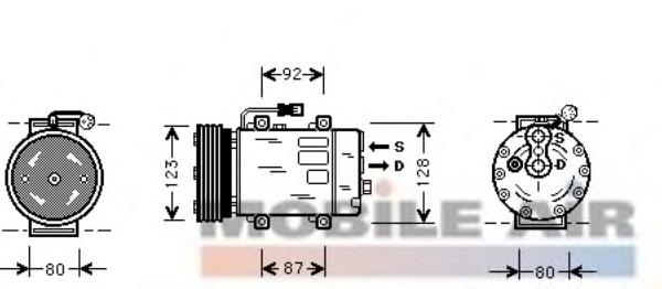 Compressor de aparelho de ar condicionado Peugeot/Citroen 692588 preço, a partir de 61,40 USD