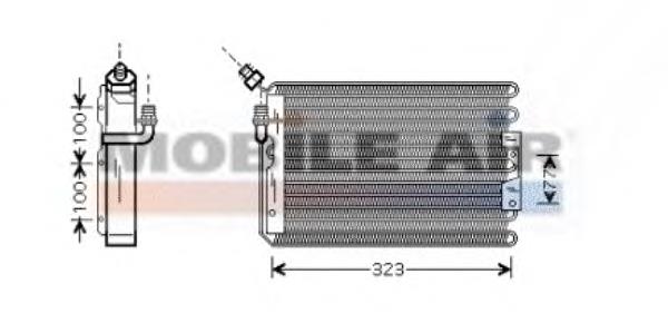 Radiador de aparelho de ar condicionado ACR 300116 preço, a partir de 178,58 USD
