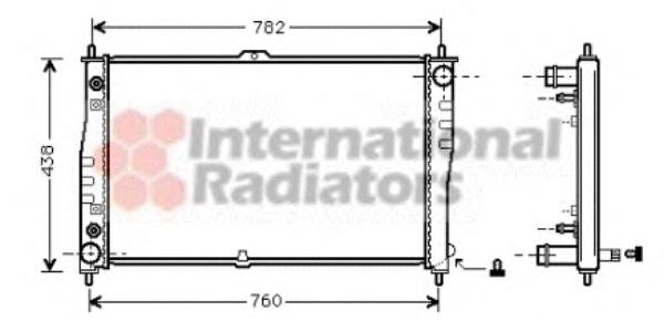 Radiador de esfriamento de motor Hyundai/Kia 0K55415200B preço, a partir de 113,71 USD