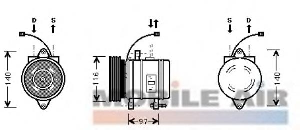 Compre 700510542 DRI Compressor de aparelho de ar condicionado