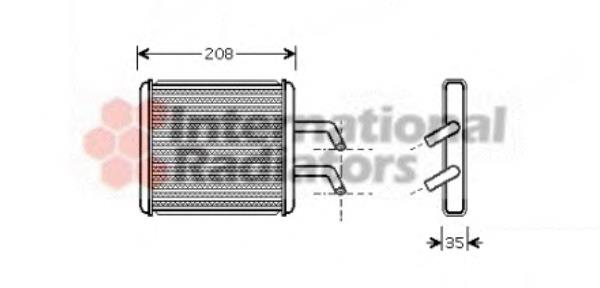 Compre 77511 Nissens Radiador de forno (de aquecedor)