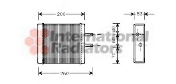 Radiador de forno (de aquecedor) Hyundai/Kia 0K01161A10A preço, a partir de 56,83 USD