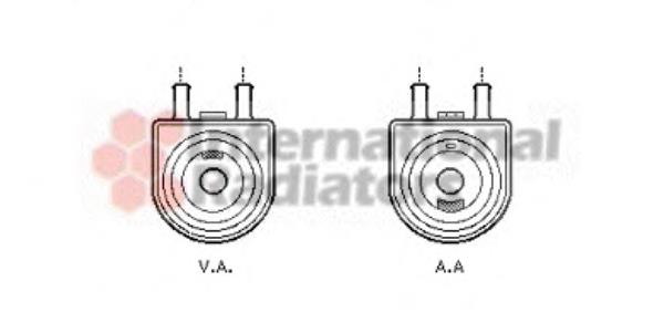 Radiador de óleo (frigorífico), debaixo de filtro Peugeot/Citroen 9637812980 preço, a partir de 40,44 USD