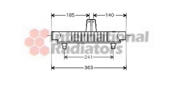 0384H4 Peugeot/Citroen Radiador de intercooler