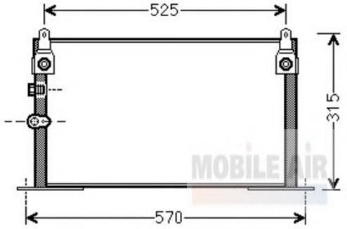 Compre 8846035280 Toyota Radiador de aparelho de ar condicionado