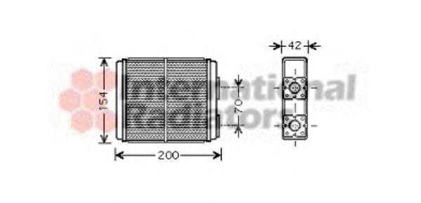 Radiador de forno (de aquecedor) Opel 91151482 preço, a partir de 56,42 USD