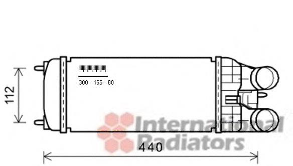 07083005 Frig AIR Radiador de intercooler
