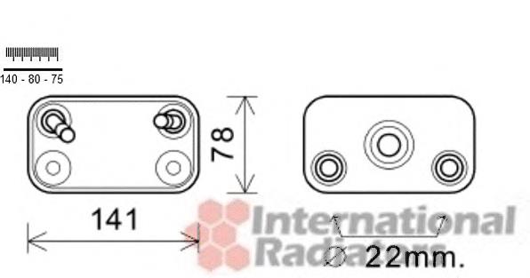 354114 ERA Radiador de esfriamento, Caixa Automática de Mudança