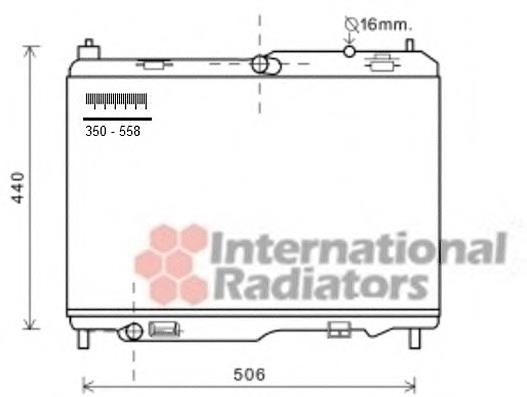 Radiador de esfriamento de motor Asam 79773