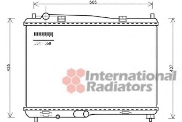 Radiador de esfriamento de motor 1897435 Ford