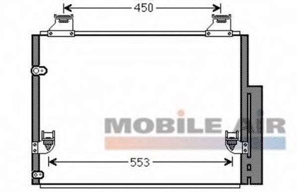 Compre 884600K080 Toyota Radiador de aparelho de ar condicionado