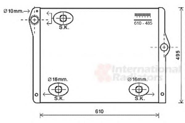Radiador de esfriamento de motor BMW 17118617905 preço, a partir de 181,59 USD