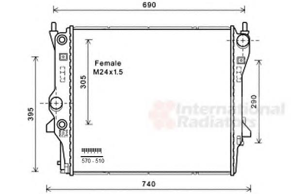 Radiador de esfriamento de motor Eaclima 31R35005 preço, a partir de 224,58 USD
