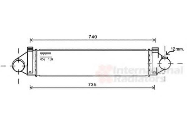 Compre 6G919L440GB Ford Radiador de intercooler