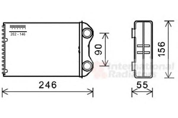 Compre 64111497527 BMW Radiador de forno (de aquecedor)