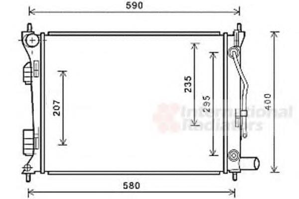 Radiador de esfriamento de motor Hyundai/Kia 253100U050 preço, a partir de 96,41 USD