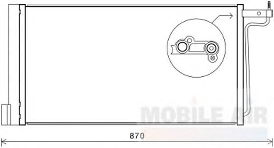 CD320699 Koyorad Radiador de aparelho de ar condicionado