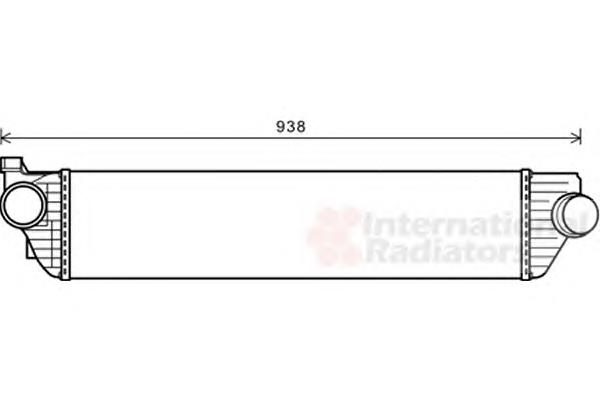 36A60041 Eaclima Radiador de intercooler
