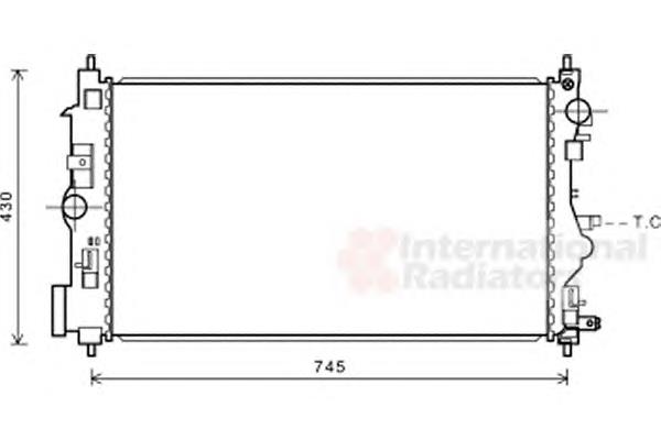 Compre 13267666 General Motors Radiador de esfriamento de motor