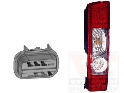 Compre 1366453080 Fiat/Alfa/Lancia Lanterna traseira direita