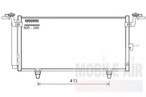 Radiador de aparelho de ar condicionado Thermotec KTT110594 preço, a partir de 98,92 USD