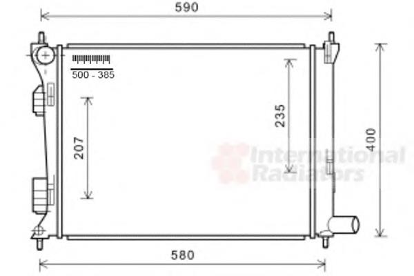 Radiador de esfriamento de motor Hyundai/Kia 253100U000 preço, a partir de 91,94 USD