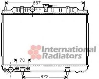 Radiador de esfriamento de motor 21460AE100 Nissan/Infiniti