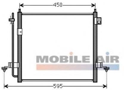 Compre MN148282 Mitsubishi Radiador de aparelho de ar condicionado