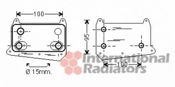 Radiador de óleo 103732 Febi