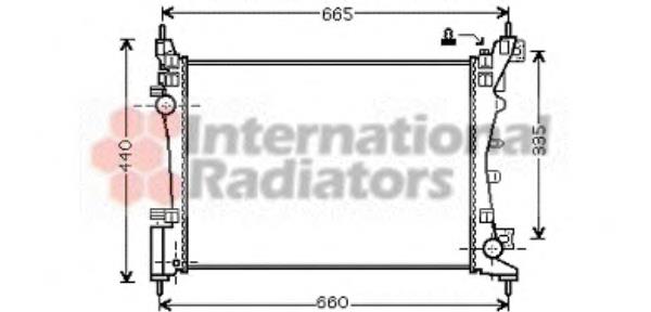 Radiador de esfriamento de motor BM899 Magneti Marelli